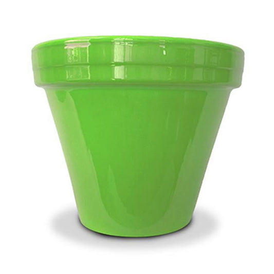 🪴 Ceramo Power Coat Standard Pot – Bright Green (4.5”)