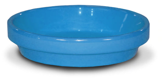🪴 Ceramo Powder Coated Pot Saucer – Robin Egg Blue (4”)