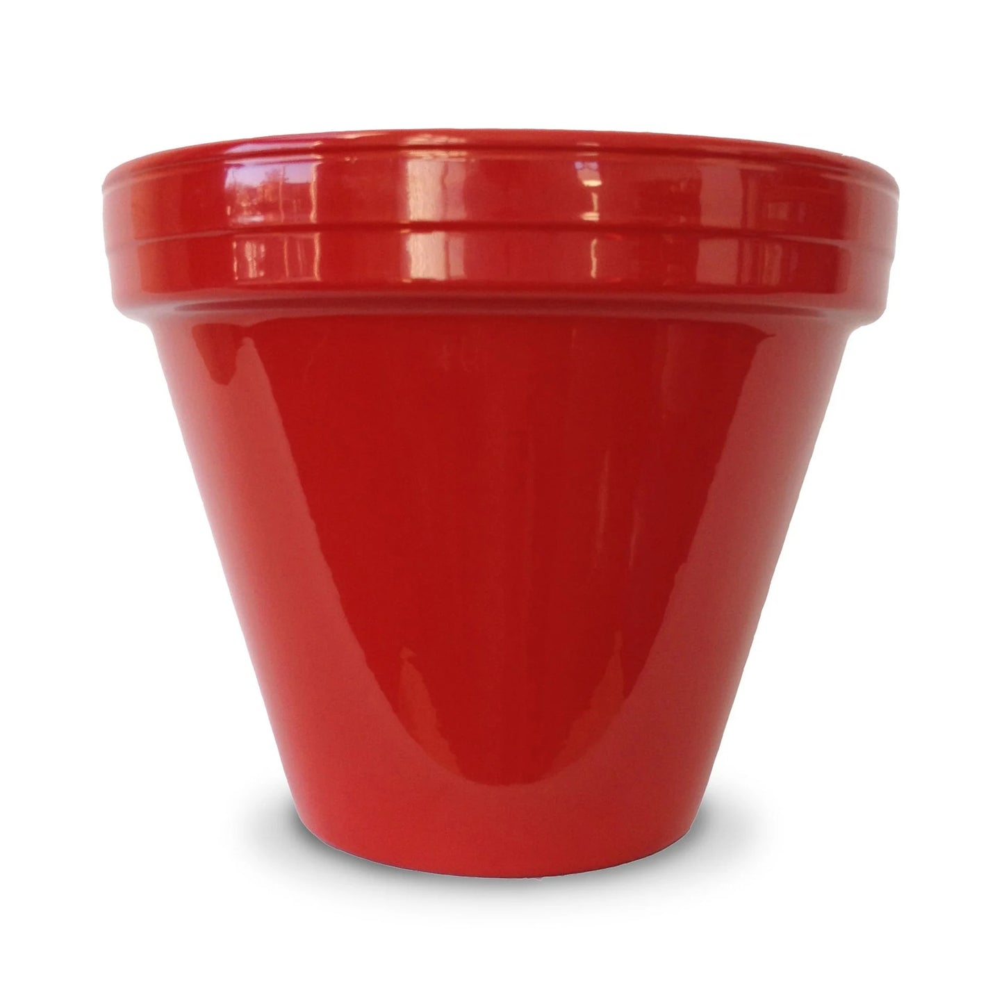🪴 Ceramo Power Coat Standard Pot – Red (8.5”)