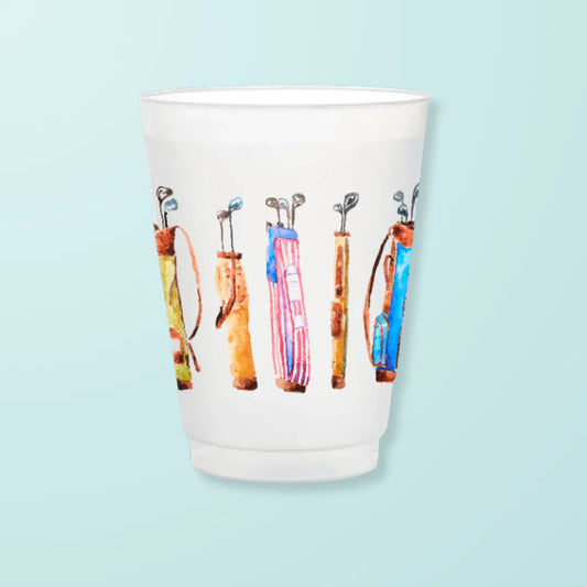 Plastic Golf Bag Cups (Set of 6)