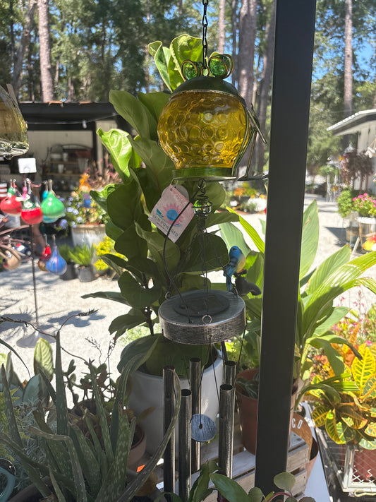 🌿 Solar Frog Wind Chime – Light, Music & Whimsy for Your Garden 🌿