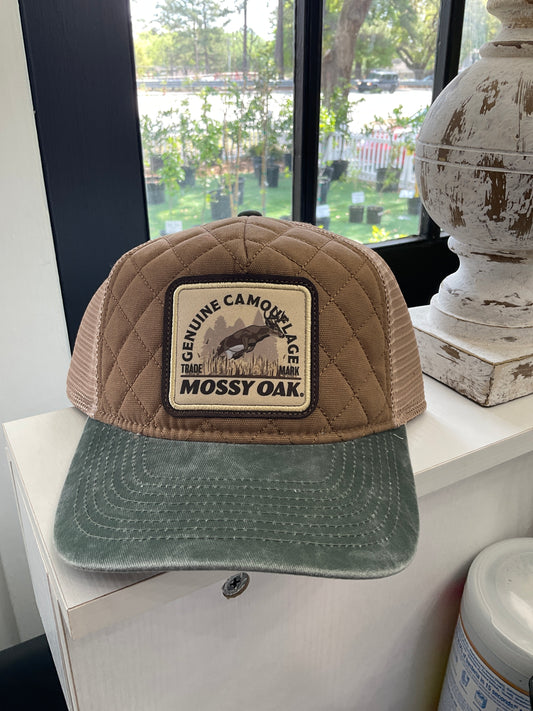 Mossy Oak Quilted Patch Cap