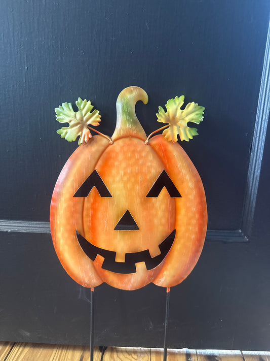 Metal Halloween Jack On 2 Poles