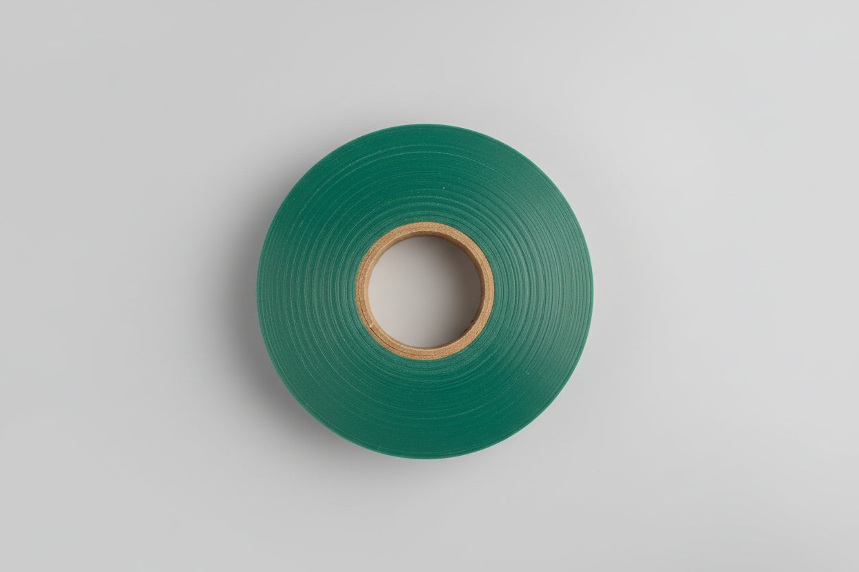 Bamboo Tie Tape – Green (1/2" x 200')  Soft, Flexible Plant Tie for Garden & Landscaping Use