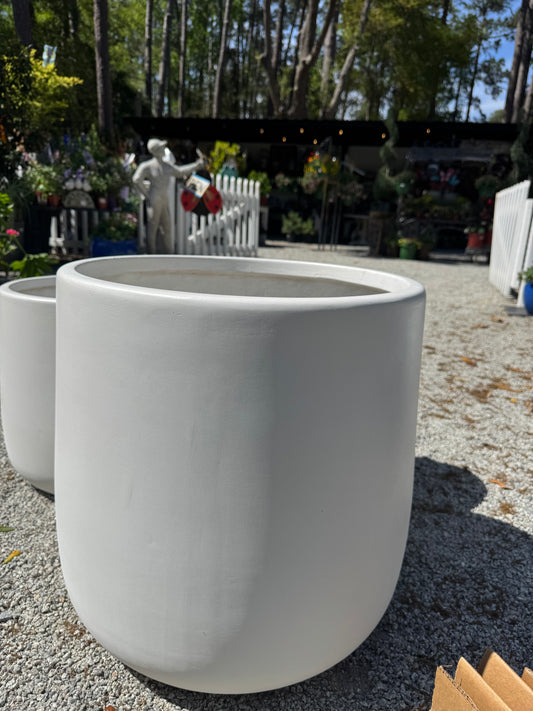 Inverted Planter XL 20.75 x 20.38 Smooth White