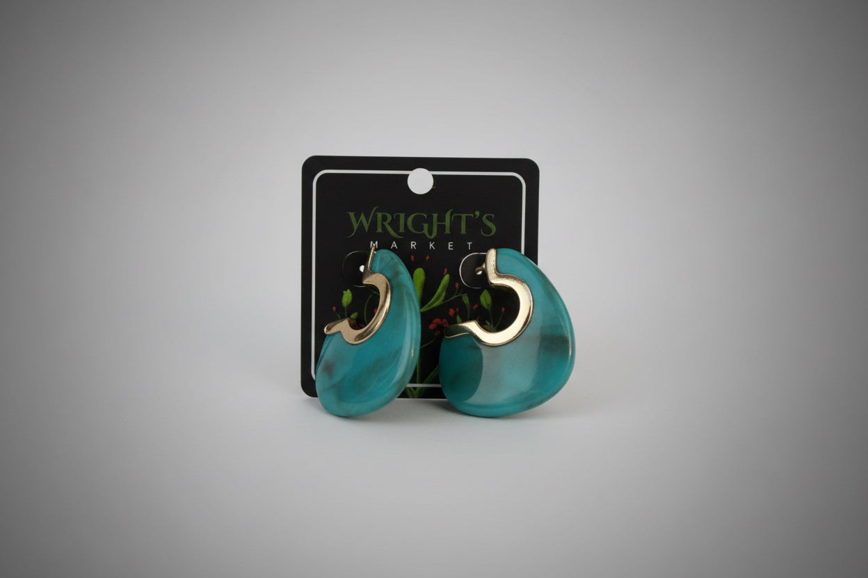Geometric Triangle Earrings