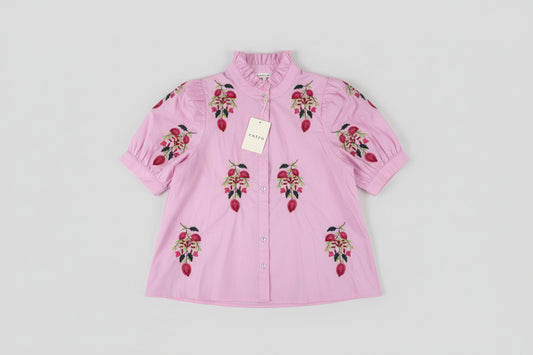 Baby Pink Floral Blouse