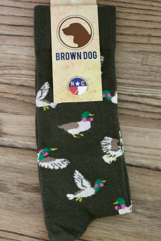 PREPPY DUCK – Sage Socks