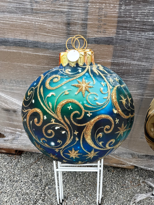 16" Assorted Fancy Christmas Bulbs