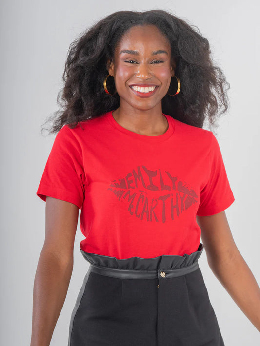 Emily McCarthy Red T Shirt