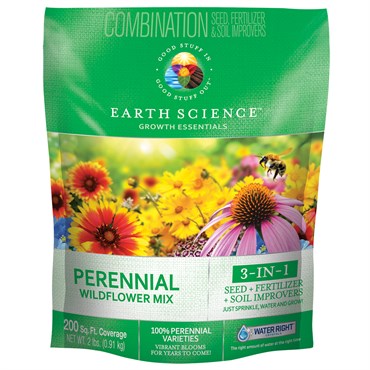 Earth Science® Wildflower Perennial Mix - 2lb - 200sq ft Coverage