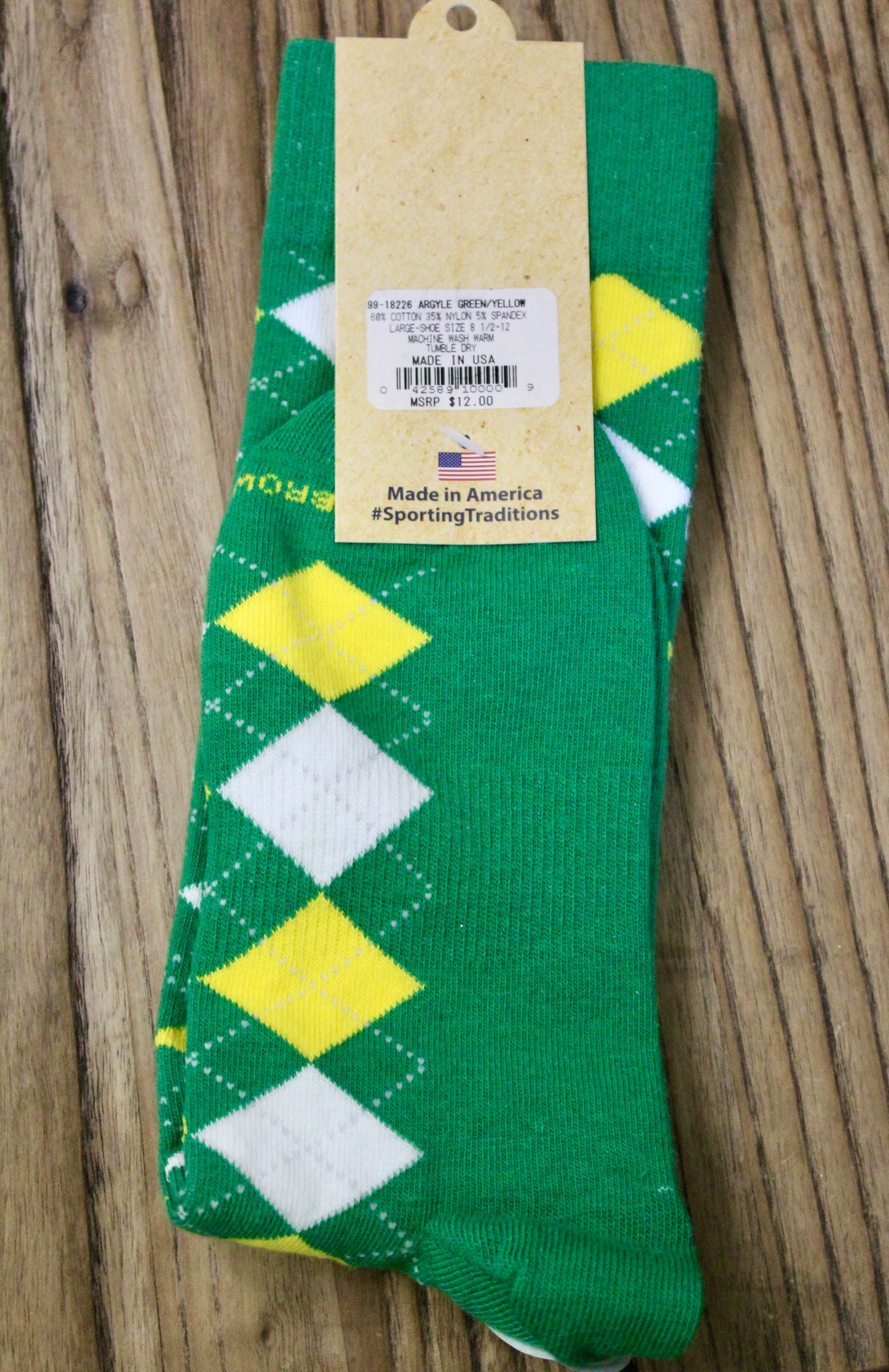 ARGYLE – Jolly Green/Yellow Socks