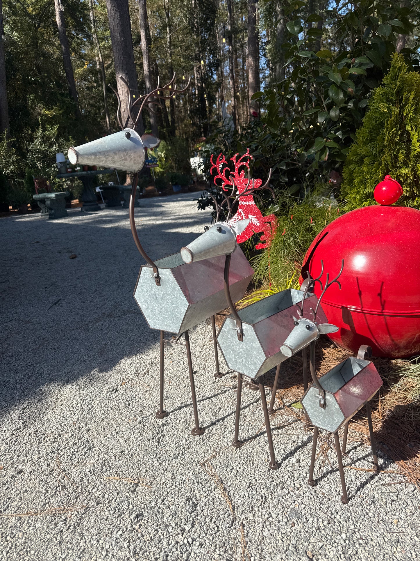 Christmas Metal Reindeers