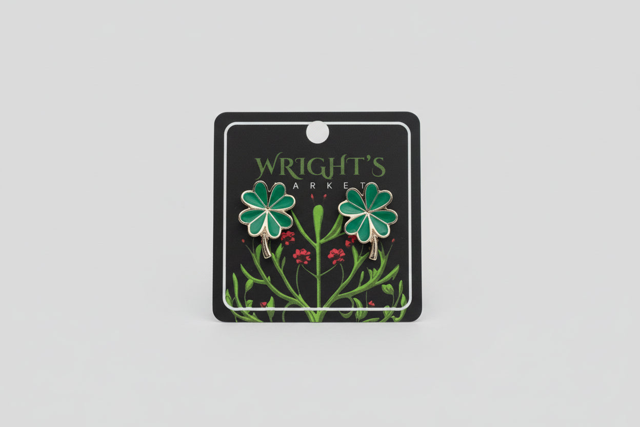St. Patrick's Day Lucky Clover Earrings