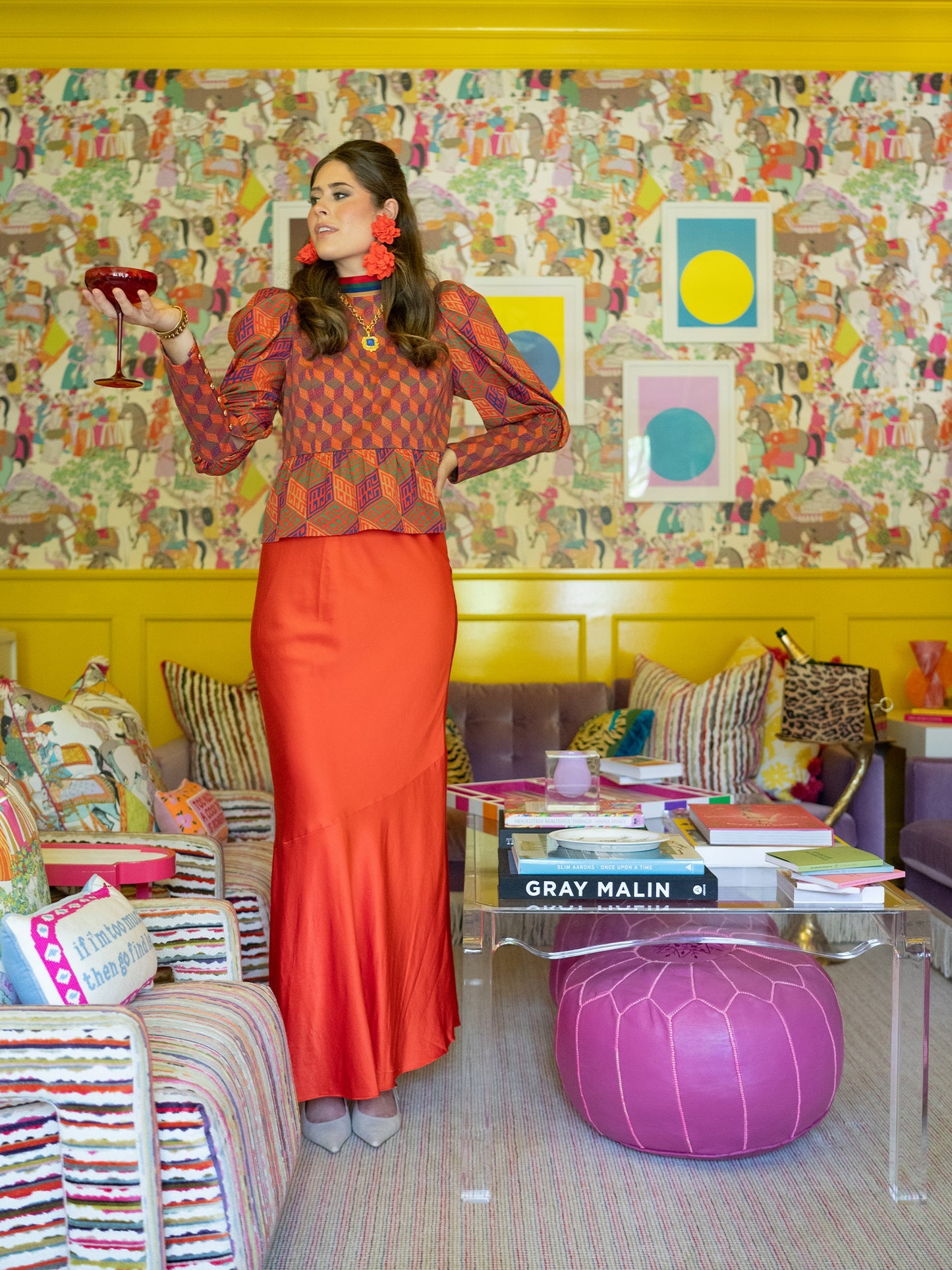 Zoe Top- Vintage Monogram