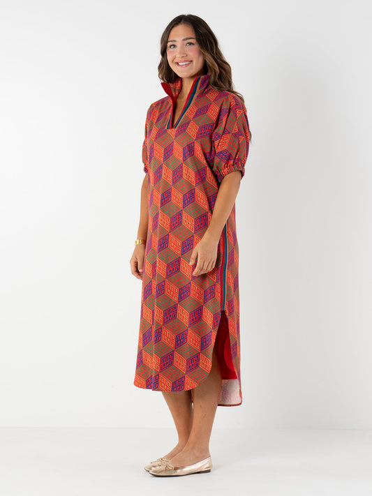 Poppy Caftan- Vintage Monogram