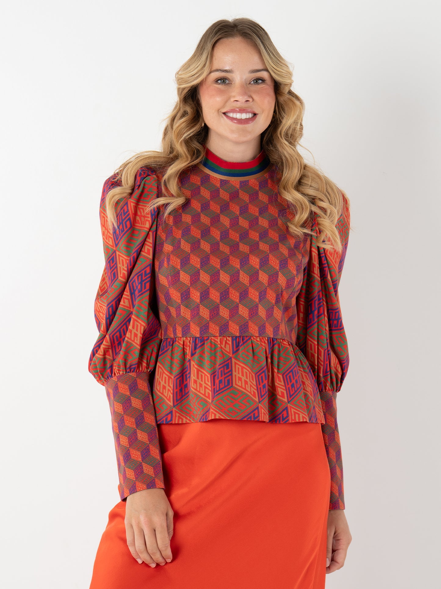 Zoe Top- Vintage Monogram