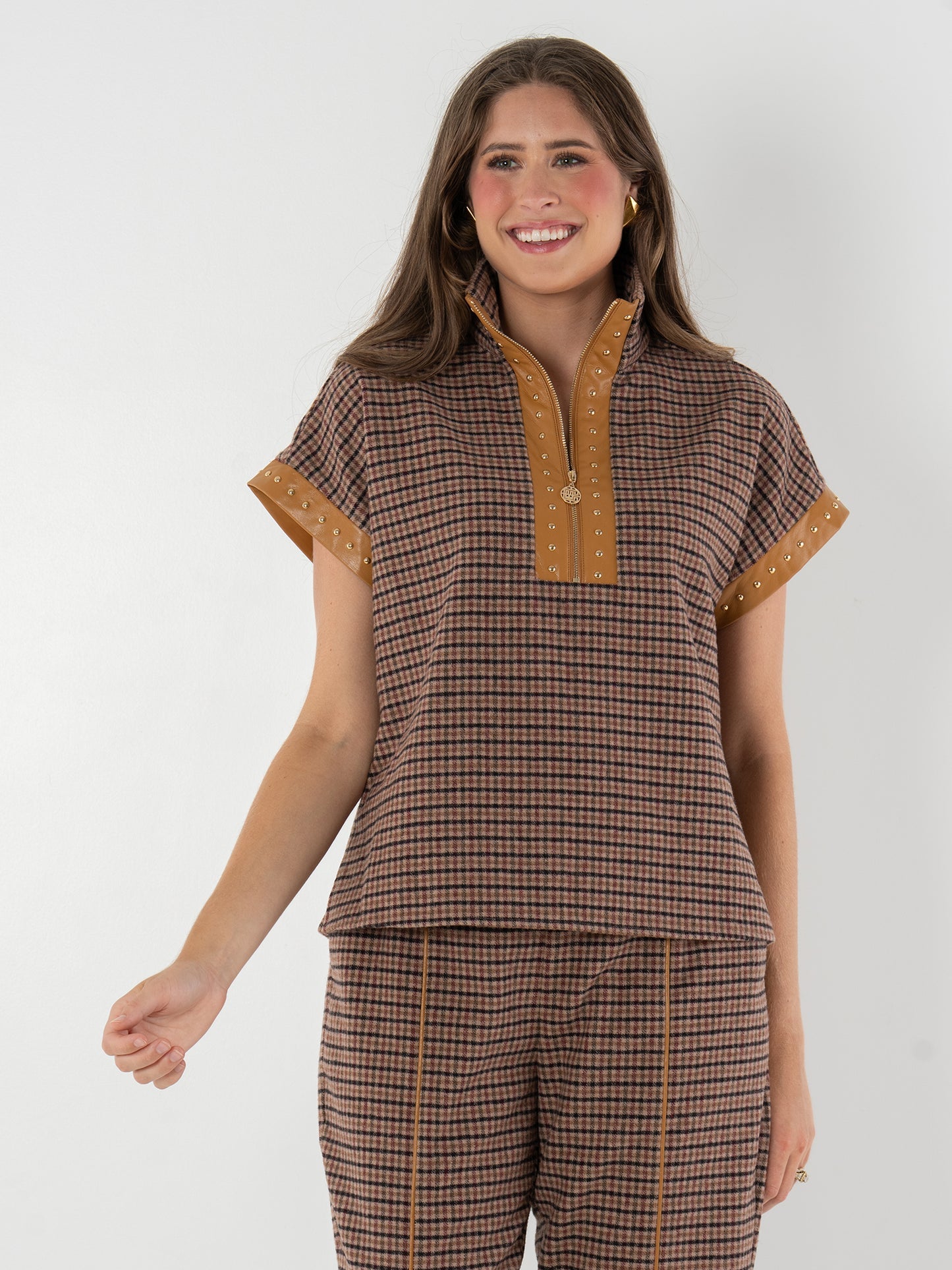 Emily McCarthy Tweed Poppy Pullover