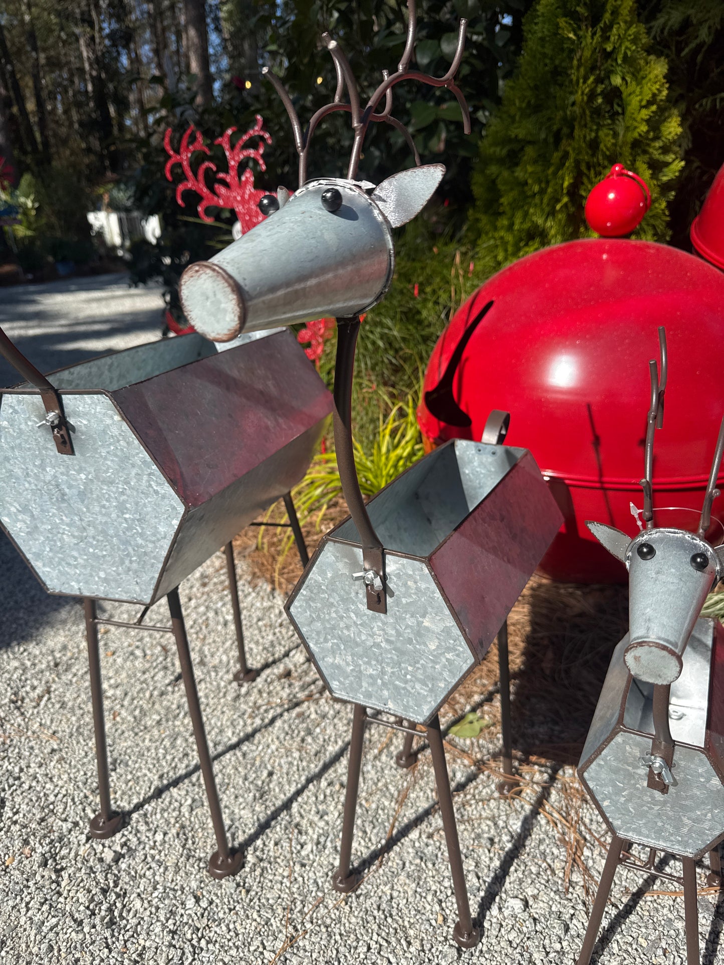 Christmas Metal Reindeers