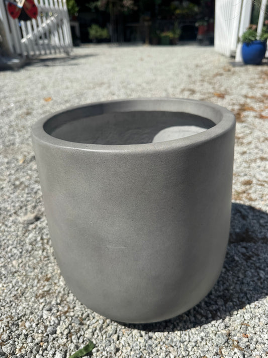 Inverted Planter Small 11.13 x 10.88 Smooth Cement
