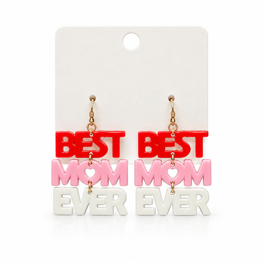 Best mom ever earrings