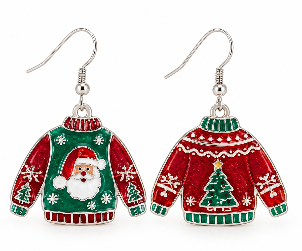 Christmas Ugly Sweater Earrings