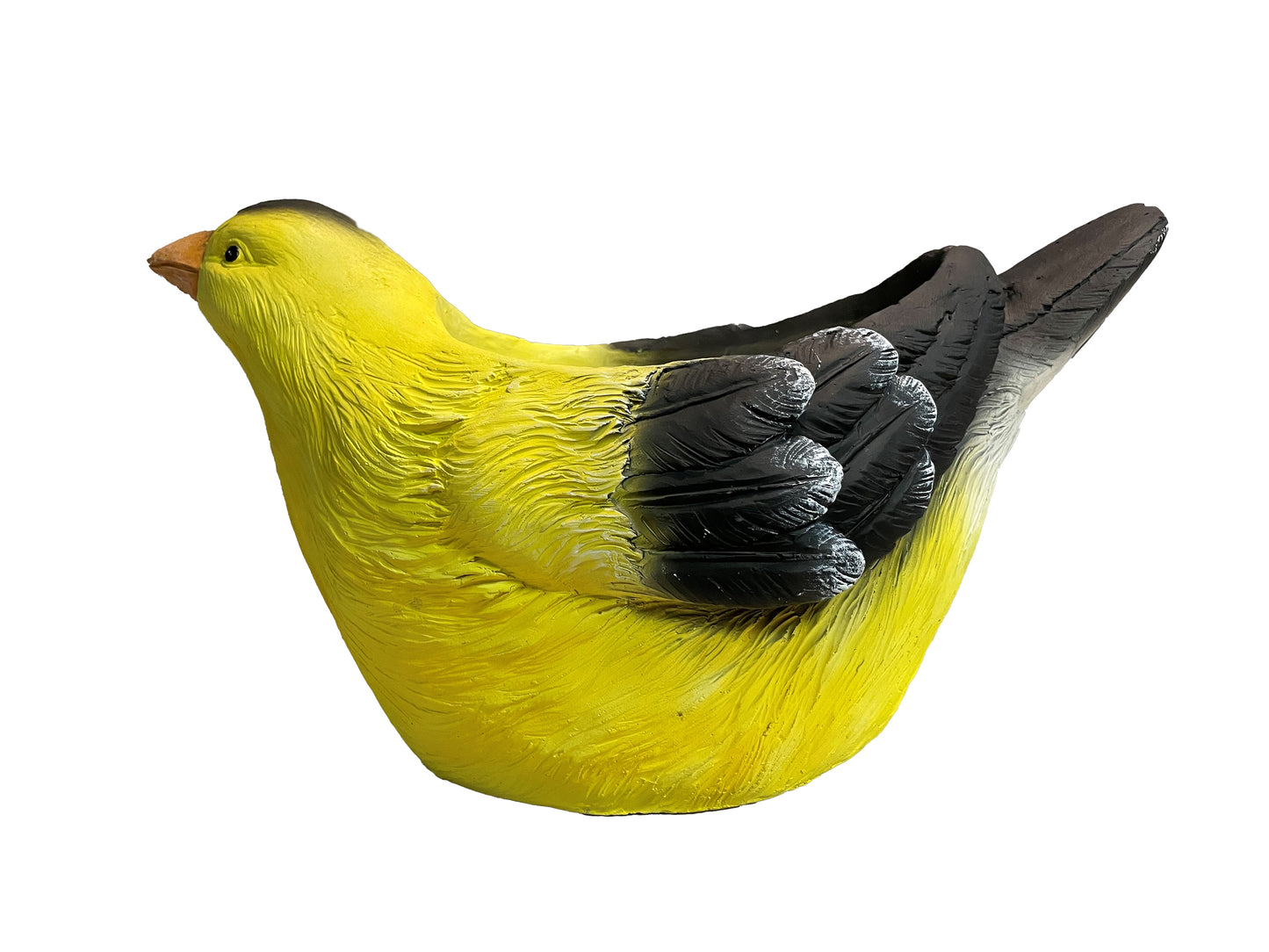 Esschert Yellow Finch Garden Planter – Whimsical Bird Planter for Indoor & Outdoor Use