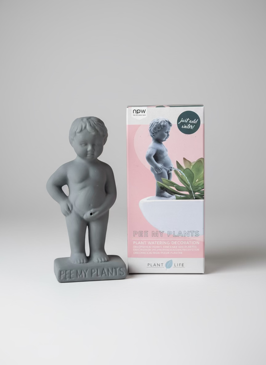 Pee My Plants Boy Watering Decoration