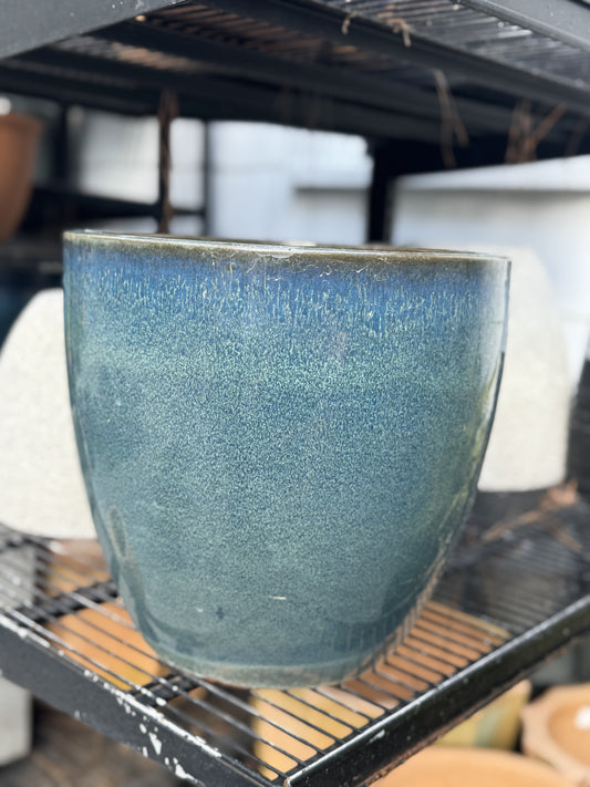 MCarr Egg Planter Falling Green 11.4"