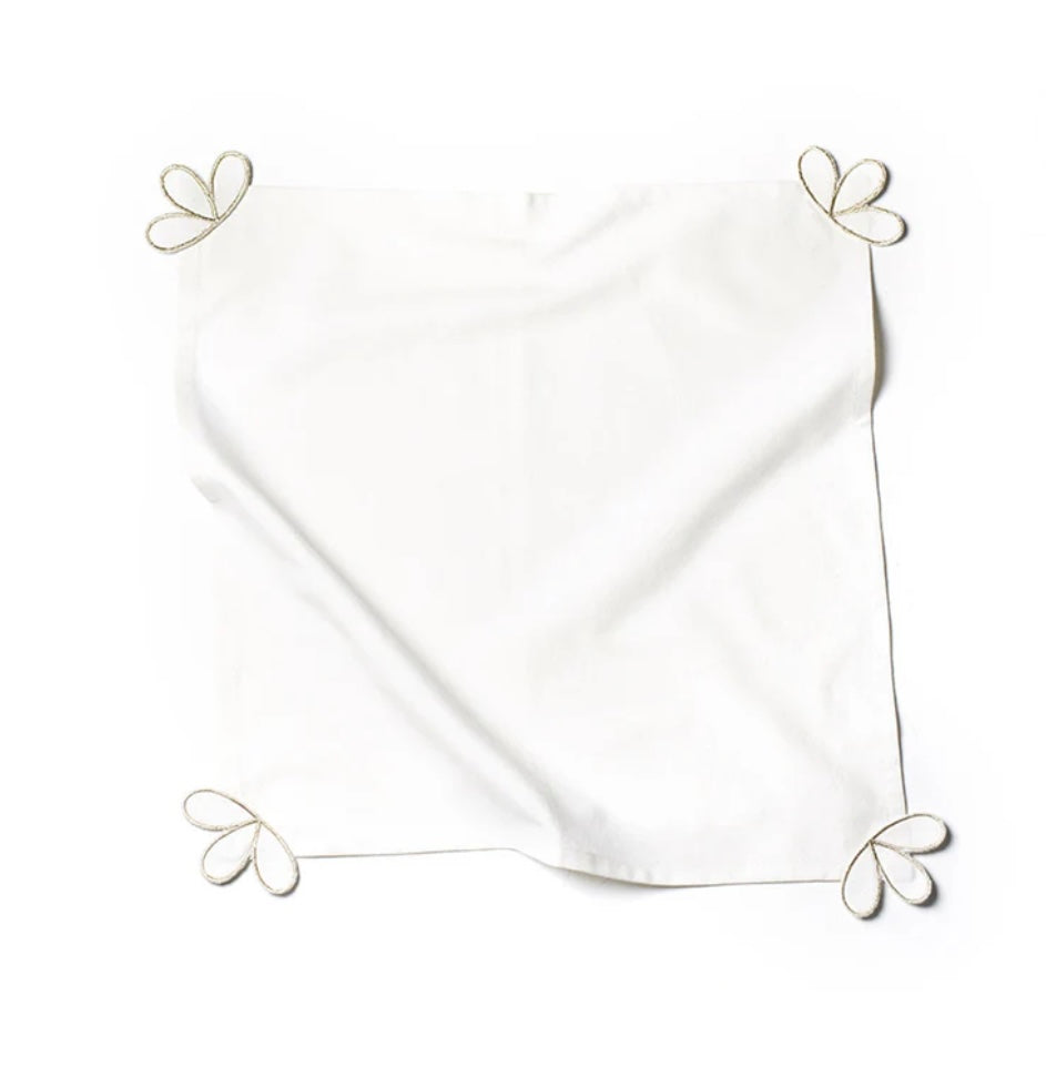 Deco Gold Corner Trim 18 Napkin (Set of Four)