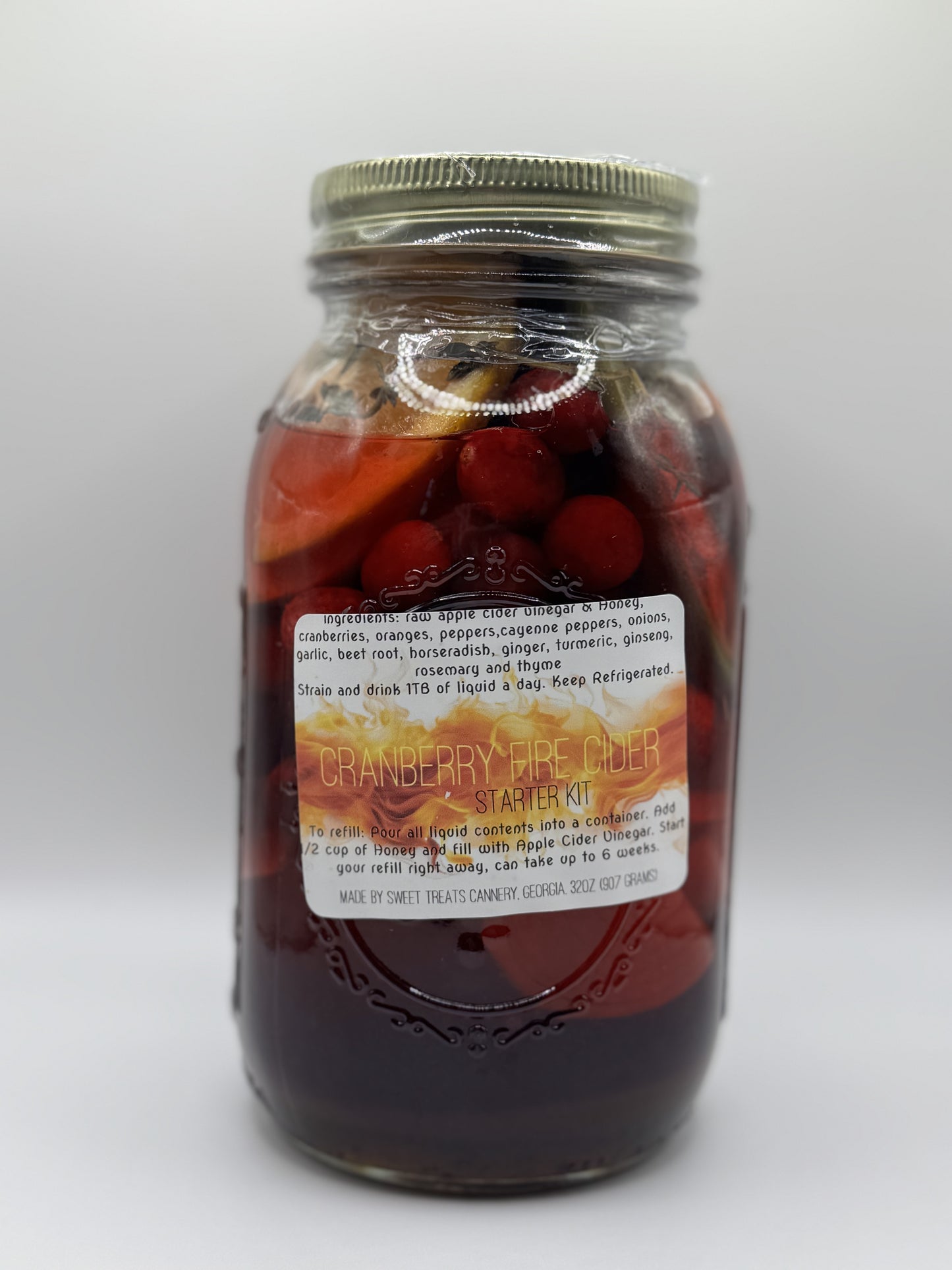 Sweet Treats Cannery Fire Cider | Small-Batch Wellness Tonic