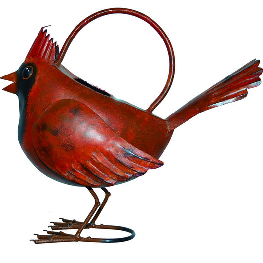 Handcrafted Cardinal Watering Can