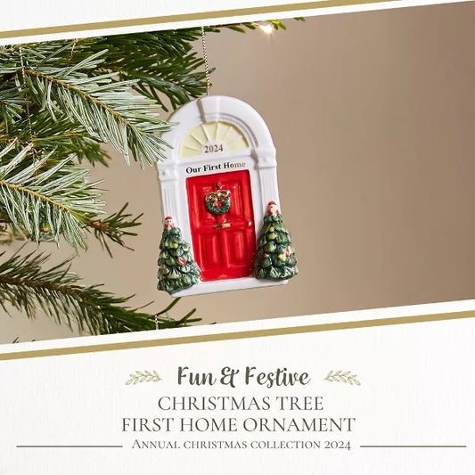Christmas Tree Spode Our First Home Ornament