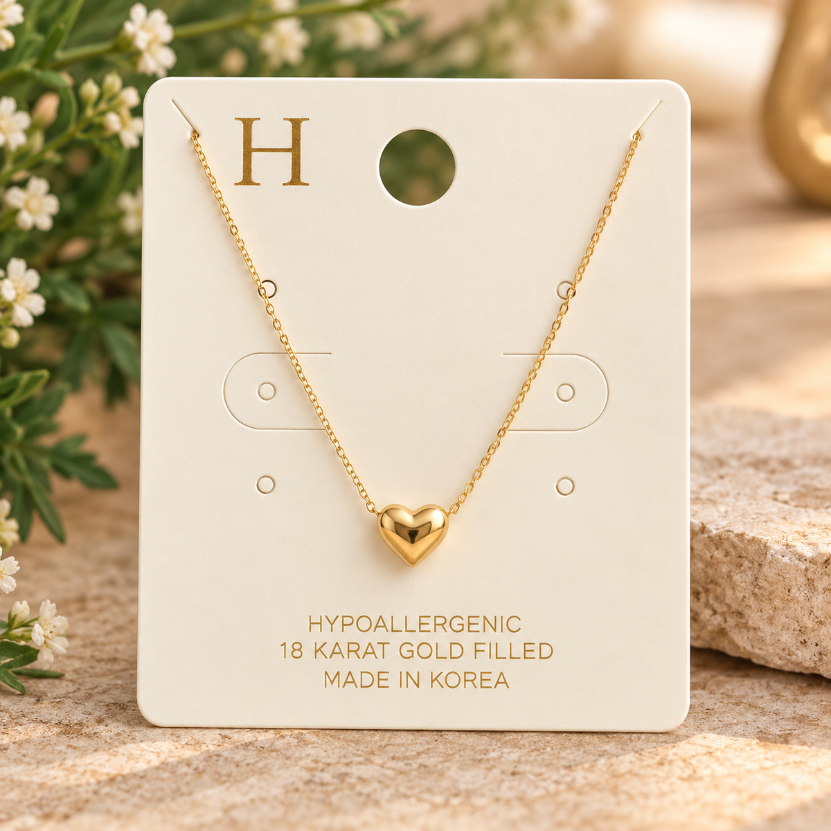 Little Love Gold Heart Necklace 💛