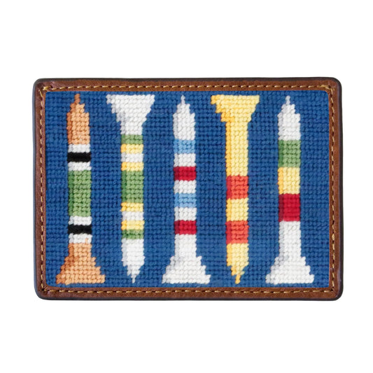 Smathers & Branson Golf Tees Card Wallet — Slim, Stylish & Perfect for the Golf Enthusiast
