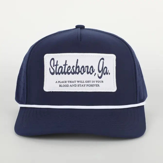 Statesboro, GA Rope Hat with Patch
