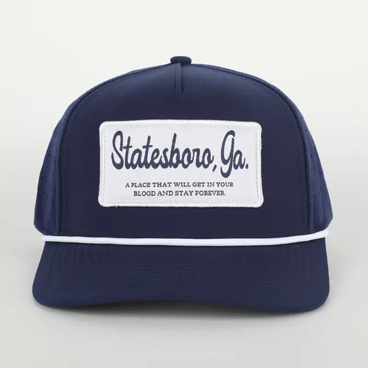 Statesboro, GA Rope Hat with Patch