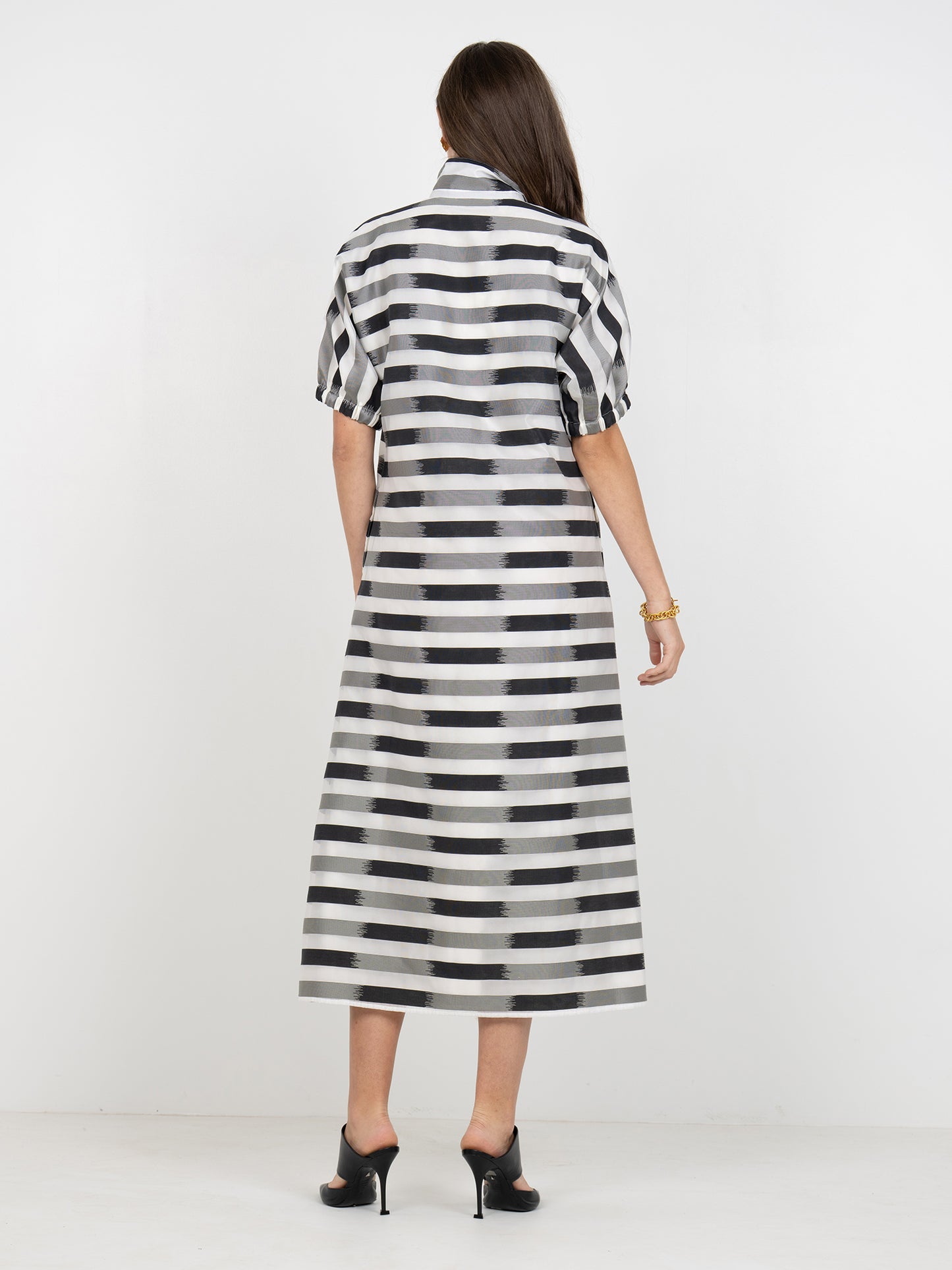 Emily McCarthy Poppy Maxi – Truffle Stripe | Women’s Boutique Fashion