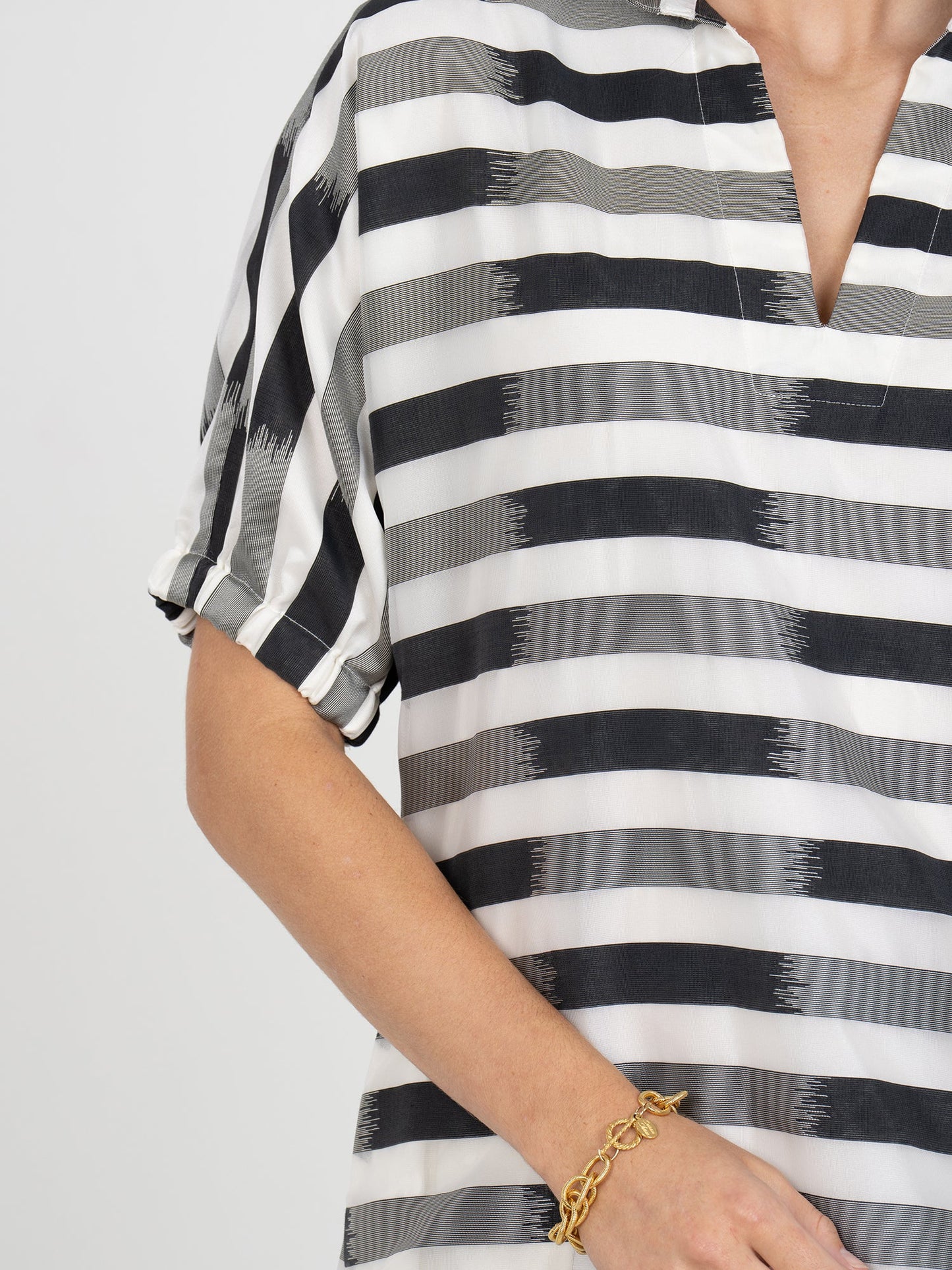 Emily McCarthy Poppy Maxi – Truffle Stripe | Women’s Boutique Fashion