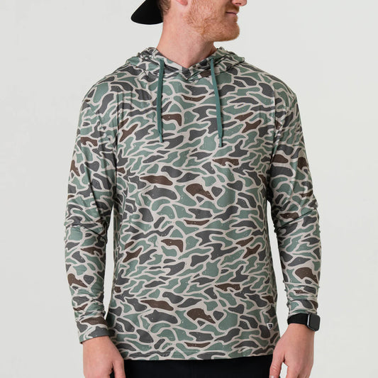 Performance Hoodie- Retro Duck Camo