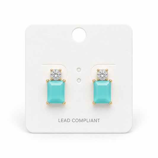 Coastal Glow Turquoise Earrings