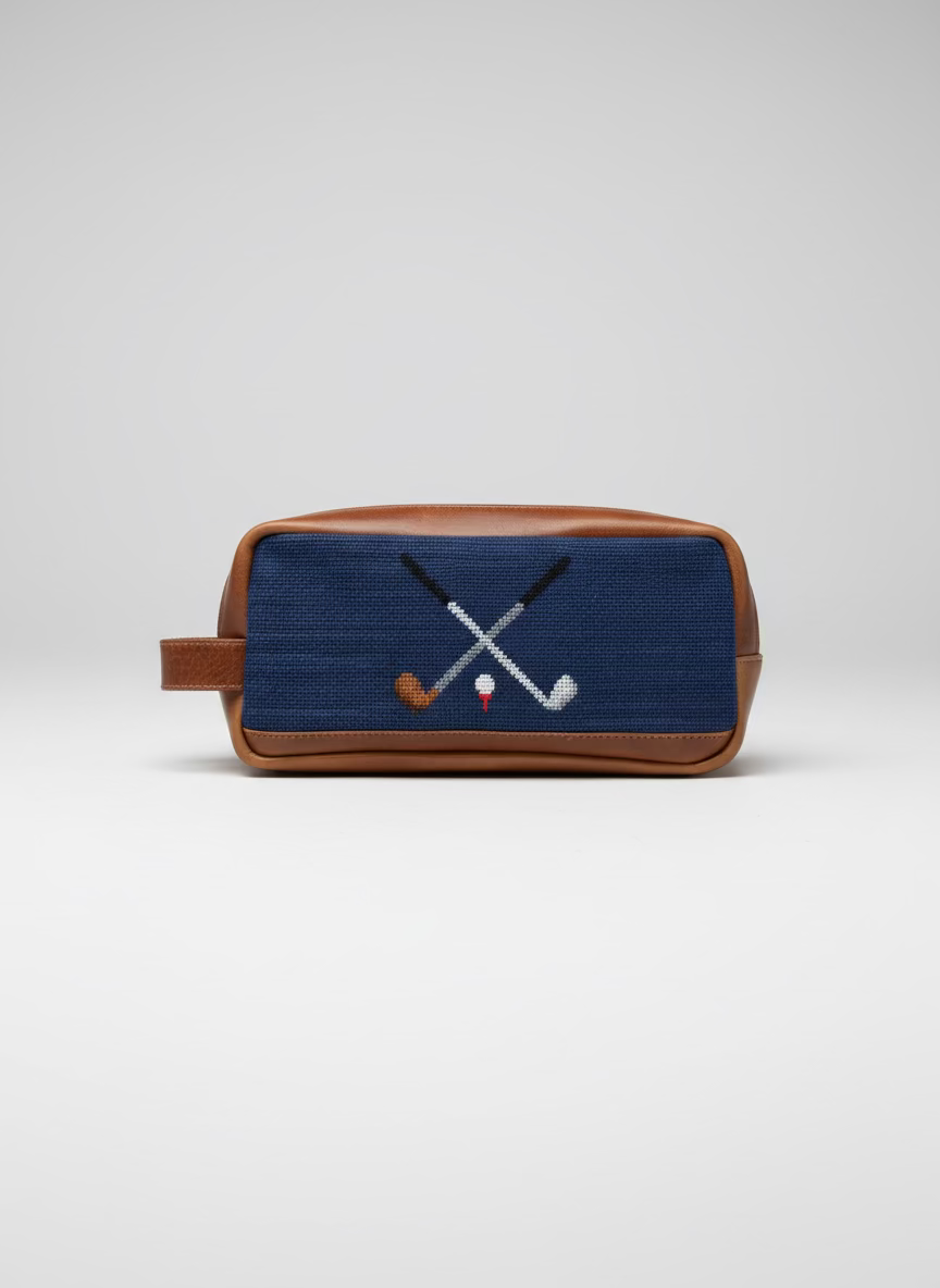 Smathers & Branson- Crossed Clubs Toiletry Bag