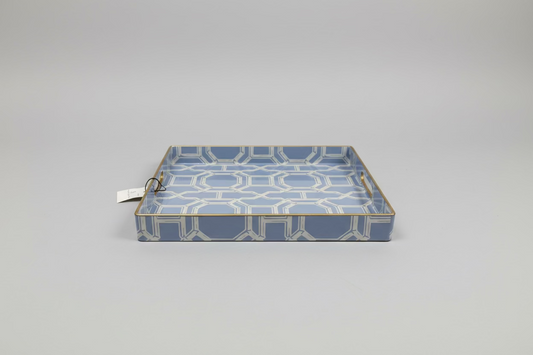 Bamboo Trellis Square Tray
