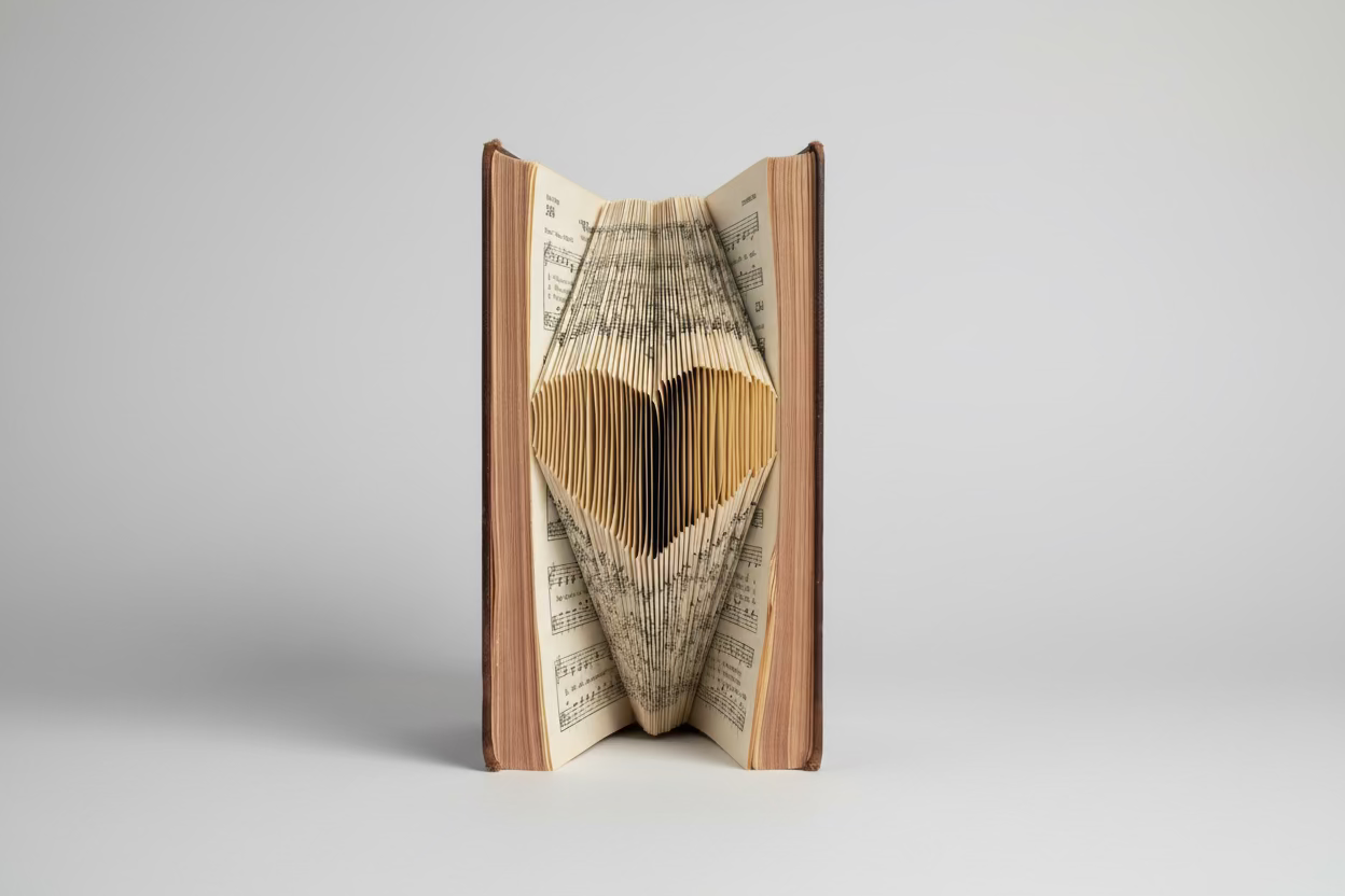 Wrightfully Yours Origami Folded Hymnal by Addi Mack