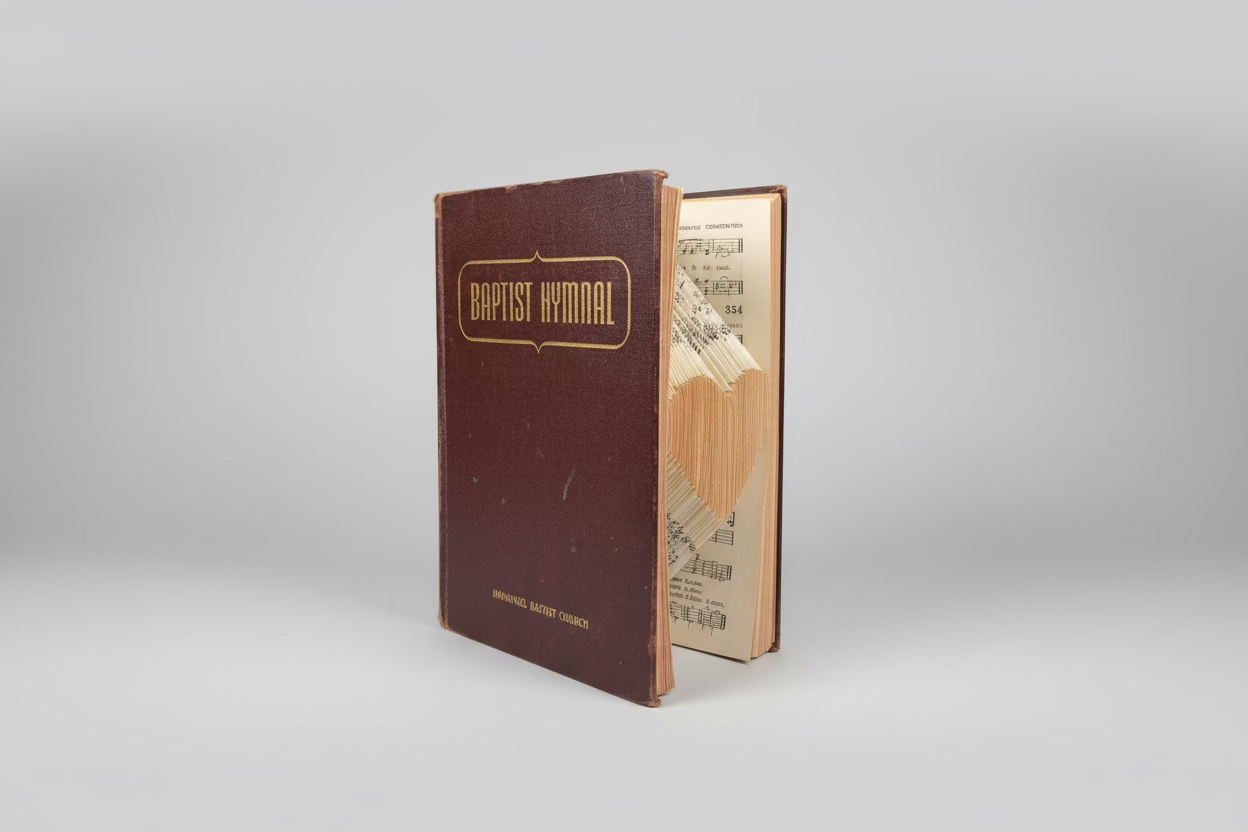 Wrightfully Yours Origami Folded Hymnal by Addi Mack