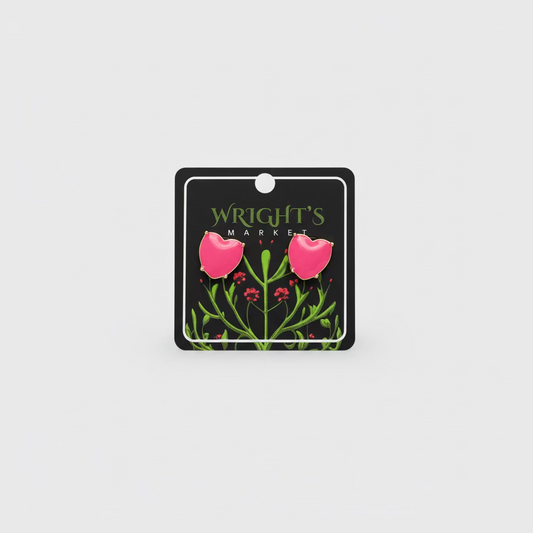 Coated Heart Studs