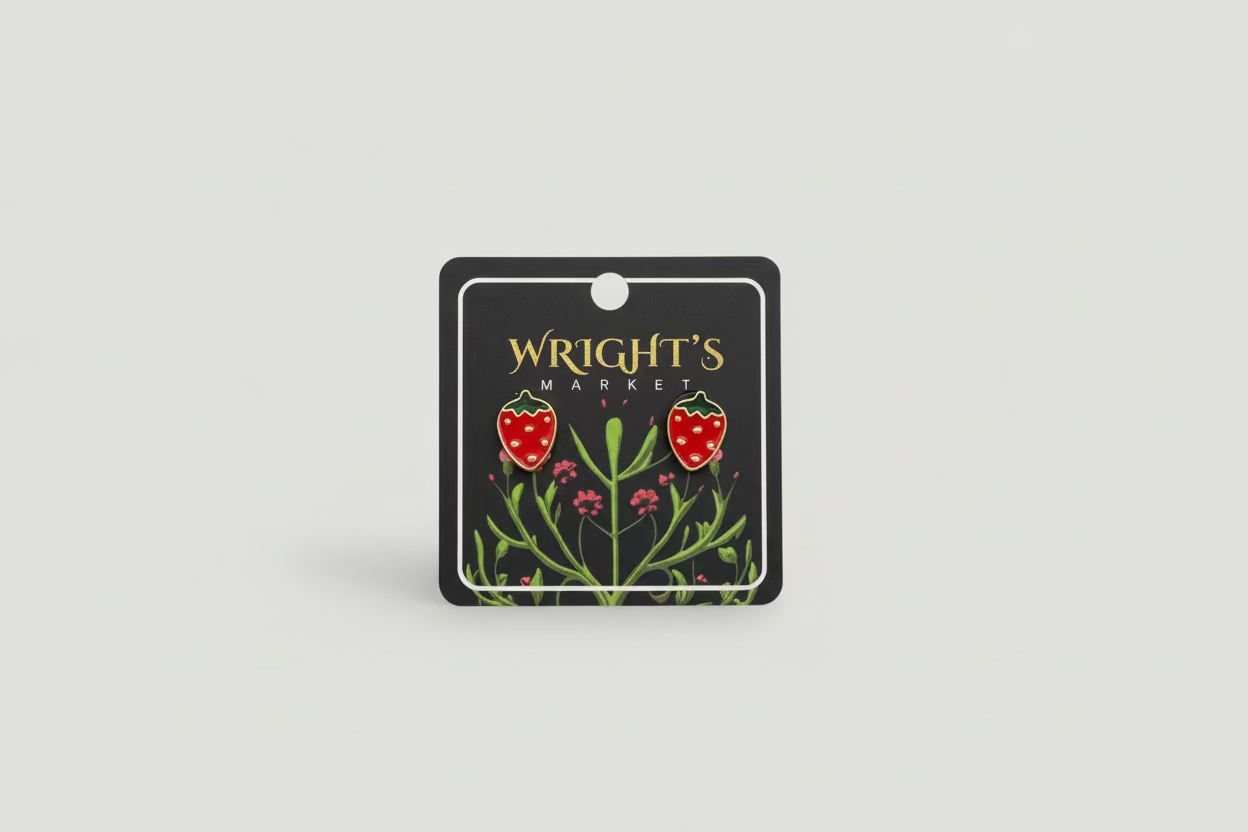 Fruit & Flamingo Assorted Stud Earrings