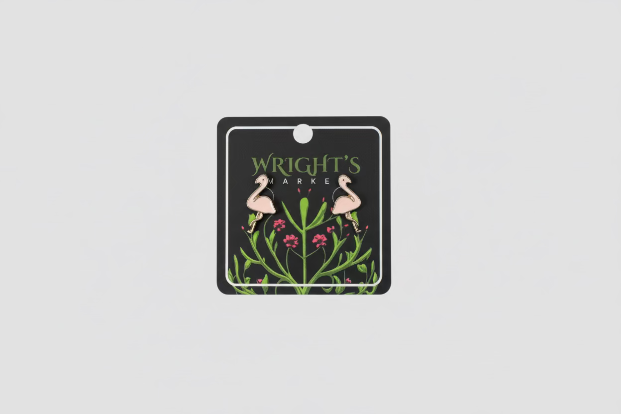 Fruit & Flamingo Assorted Stud Earrings