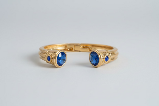 Wrights Blue Gem Cuff