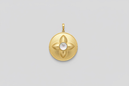 Gold Clover Pendant